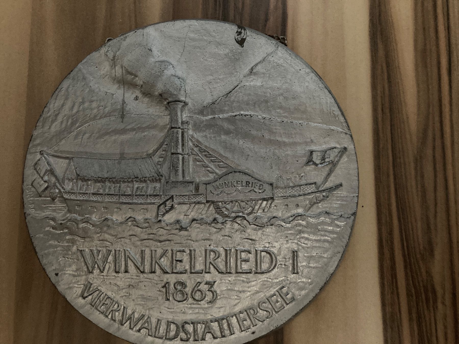 Teller: Schiff Winkelried 1 1863 Vierwaldstättersee – Gebraucht aus Aarwangen von to-hirschi