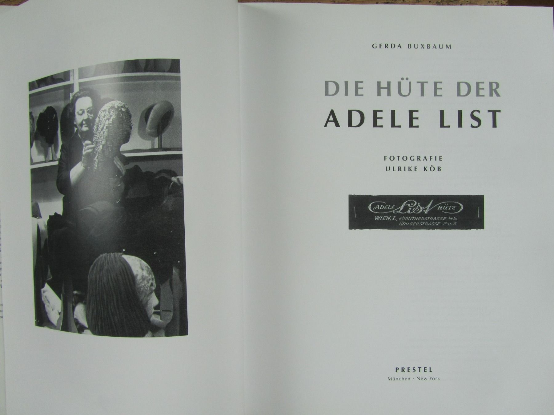 Libri: Die Hüte der ADELE LIST / Hutmacherin – Usato da Seengen venduto da mikelele 1