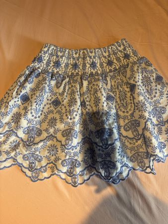 Jupe Subdued blanche et bleue taille S