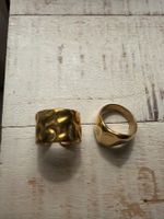 Gold Ringe Set - Modisch und auffällig für den Sommer!
