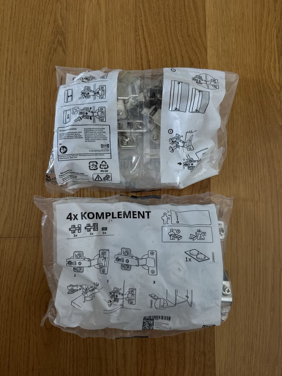 Armoires: 4x Scharnier Komplement IKEA neu OVP – Neuf avec emballage d'origine à Winterthur par ste_5vfj