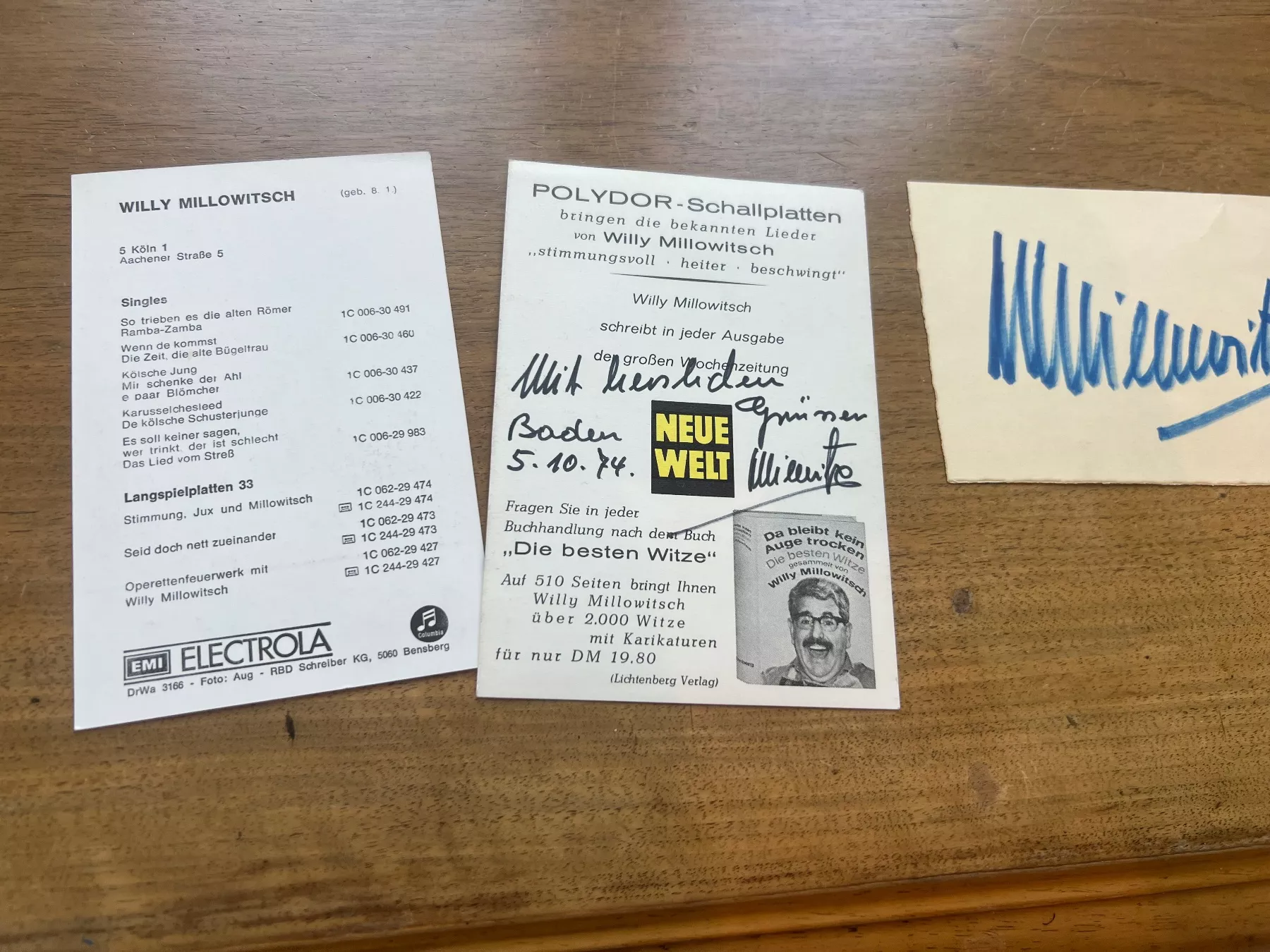Autografi: Autogramm 248 – Usato da Glattfelden venduto da maa_qcj8 1