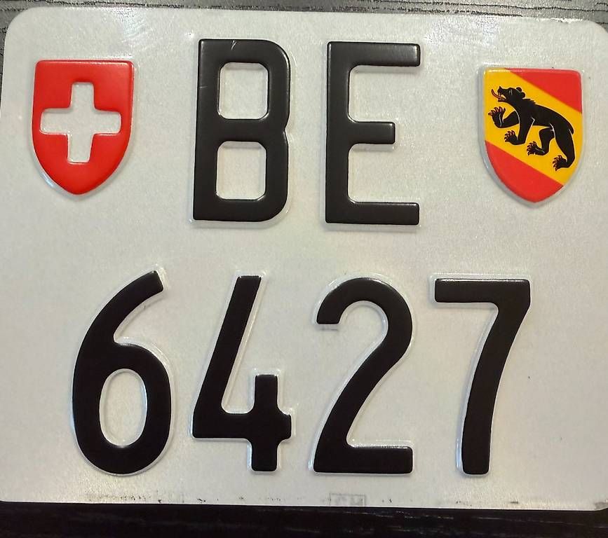 Ecriteaux: Kontrollschild Motorrad – D'occasion à Steffisburg par Nickyspatz