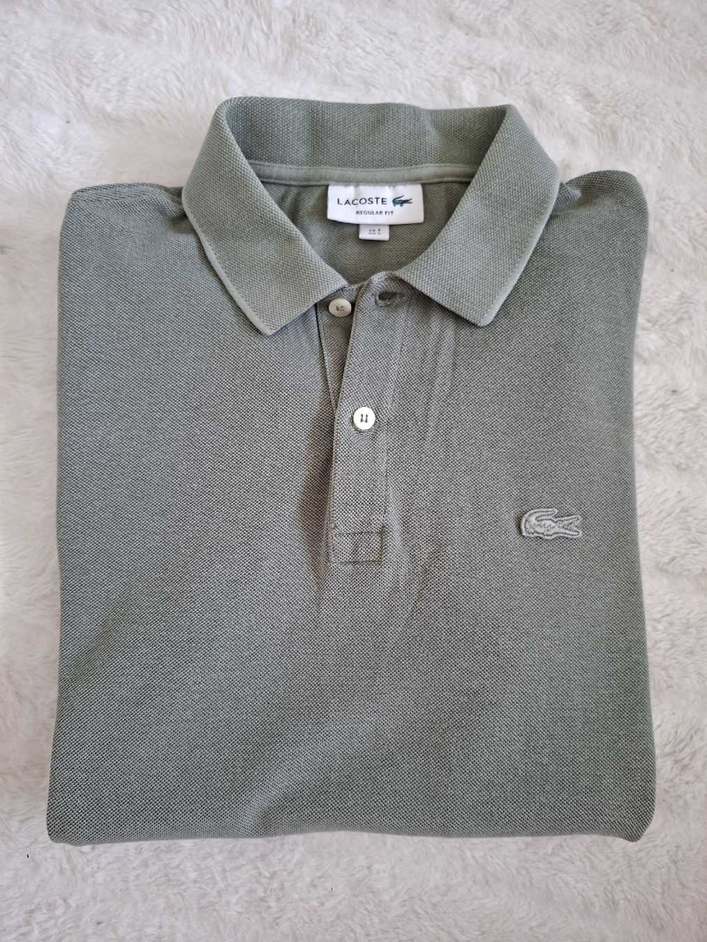 Lacoste Magliette Polo: Polo Lacoste gris clair, taille 3 FR / US S,  – Usato da Renens VD venduto da ser_j2fn