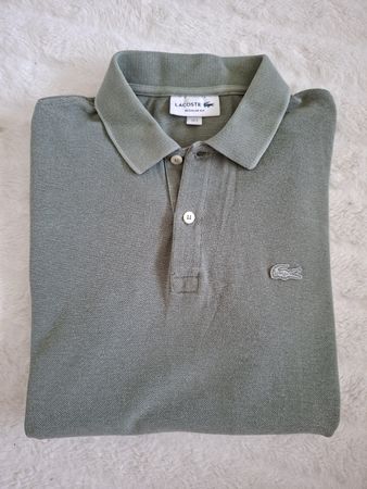 Polo Lacoste gris clair, taille 3 FR / US S, 