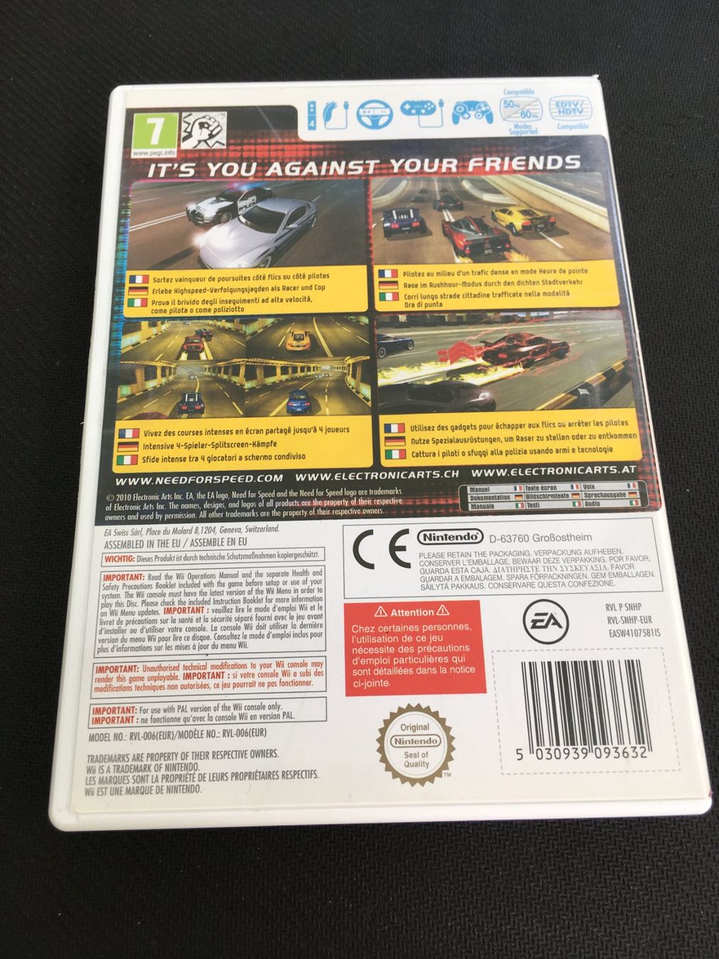 Nintendo Giochi: Need for Speed Hot Pursuit - Nintendo Wii – Usato da St.Gallen venduto da Punktchen01 1