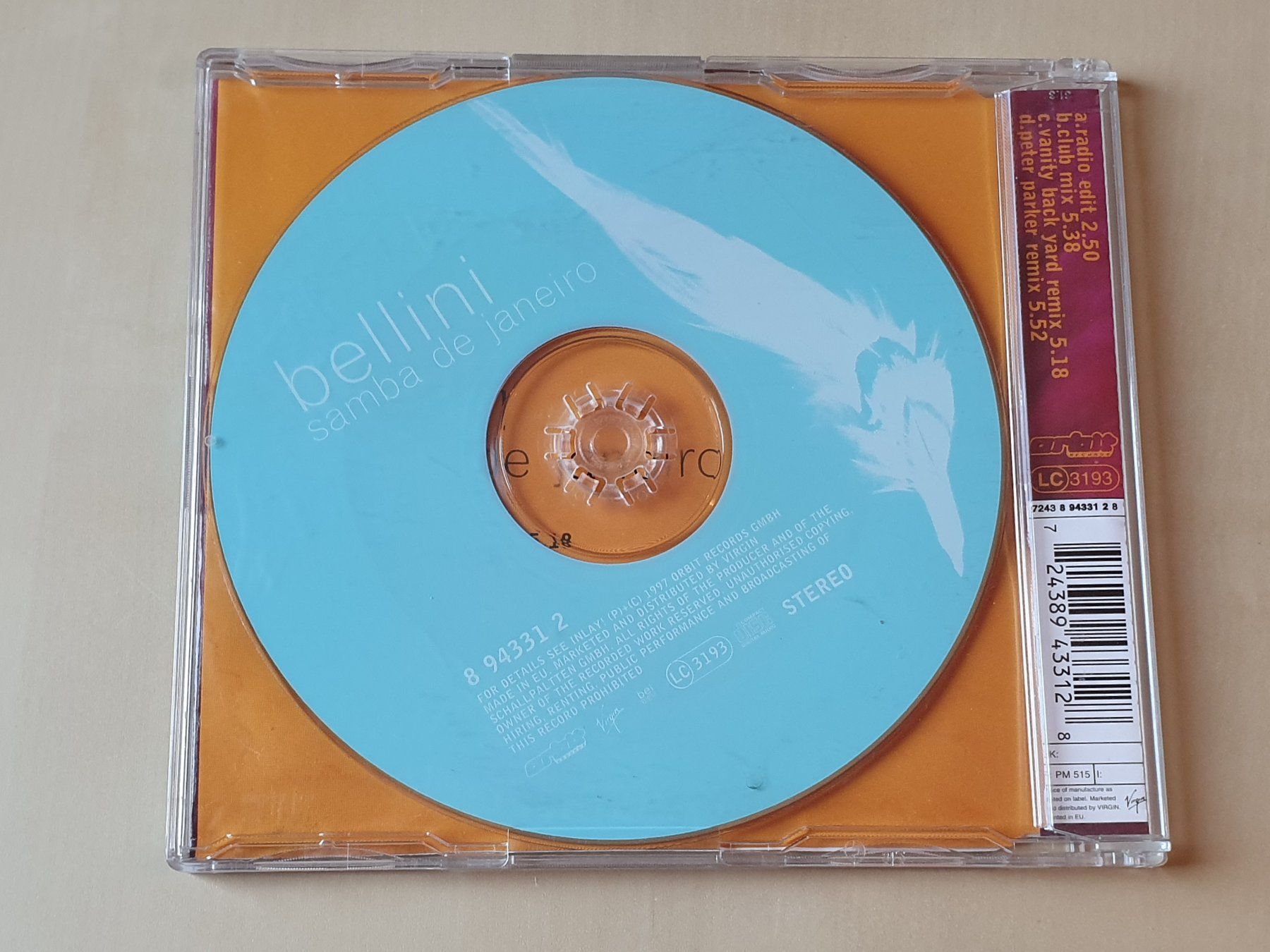 CDs: Bellini Samba de Janeiro – Gebraucht aus Stansstad von collectorsshop 1