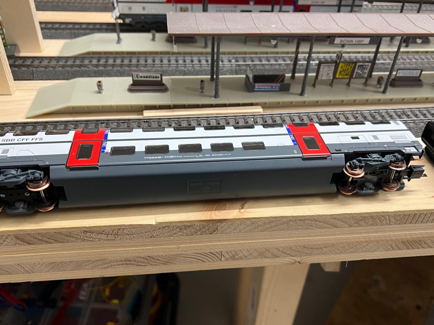 Hag Modellini di ferrovie: HAG Doppelstockwagen 2. Klasse – Usato da Andelfingen venduto da ban_w6sb 4