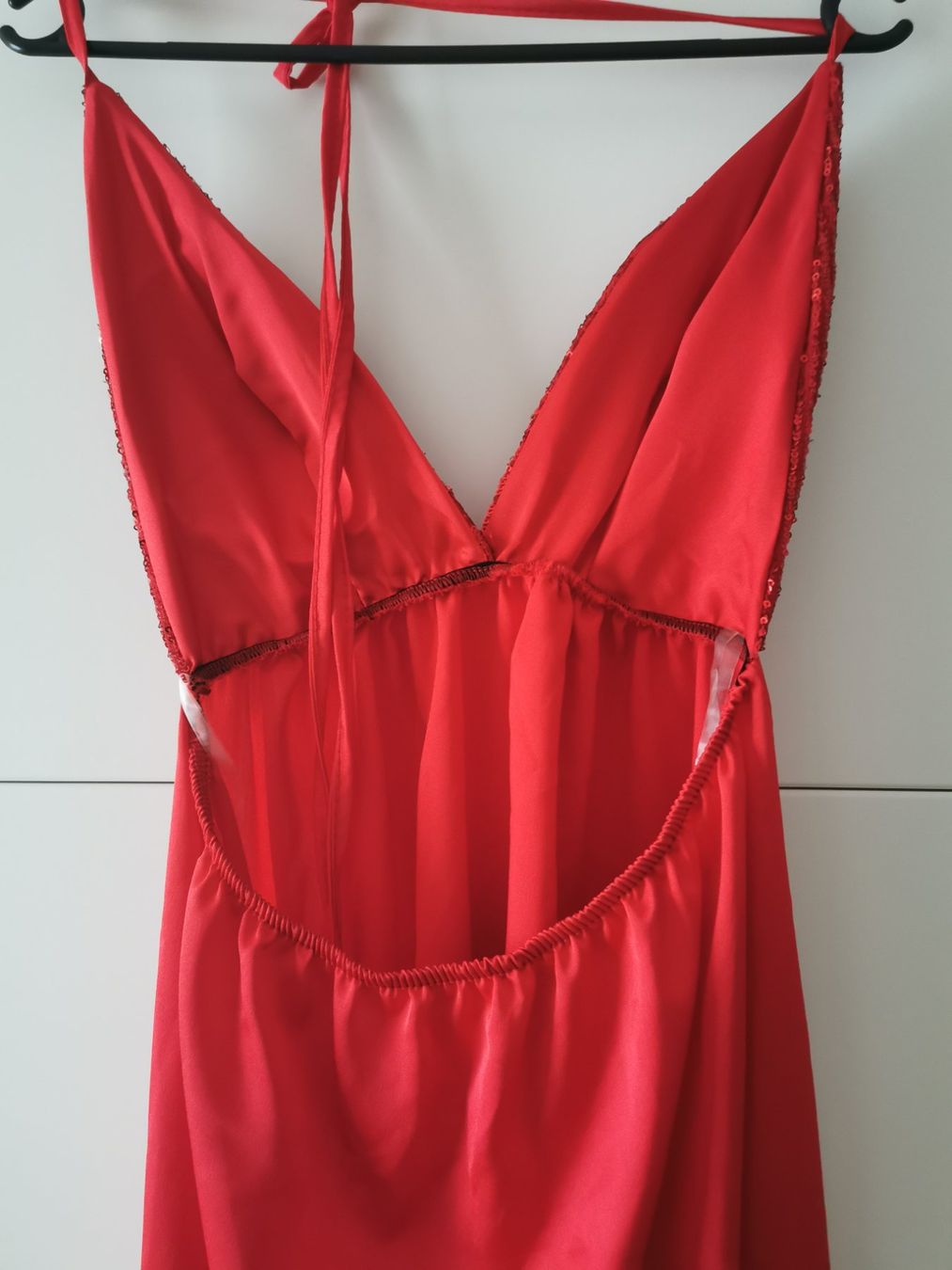 Kleider: neues rotes Abendkleid mit Pailletten, Gr. S – Neu (gemäss Beschreibung) aus Jona von Loki40 3