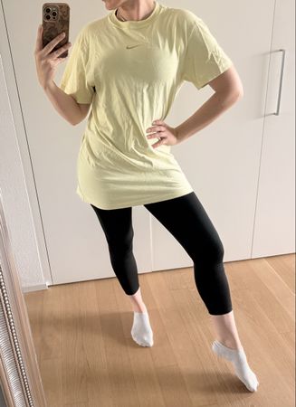 Nike T-Shirt, gelb, Grösse S - Sommer Kleid tshirtkleid 