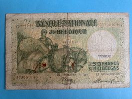 BELGIEN - 50 Francs/10 Belgas 08.12.1944 - Gebraucht/Usagé