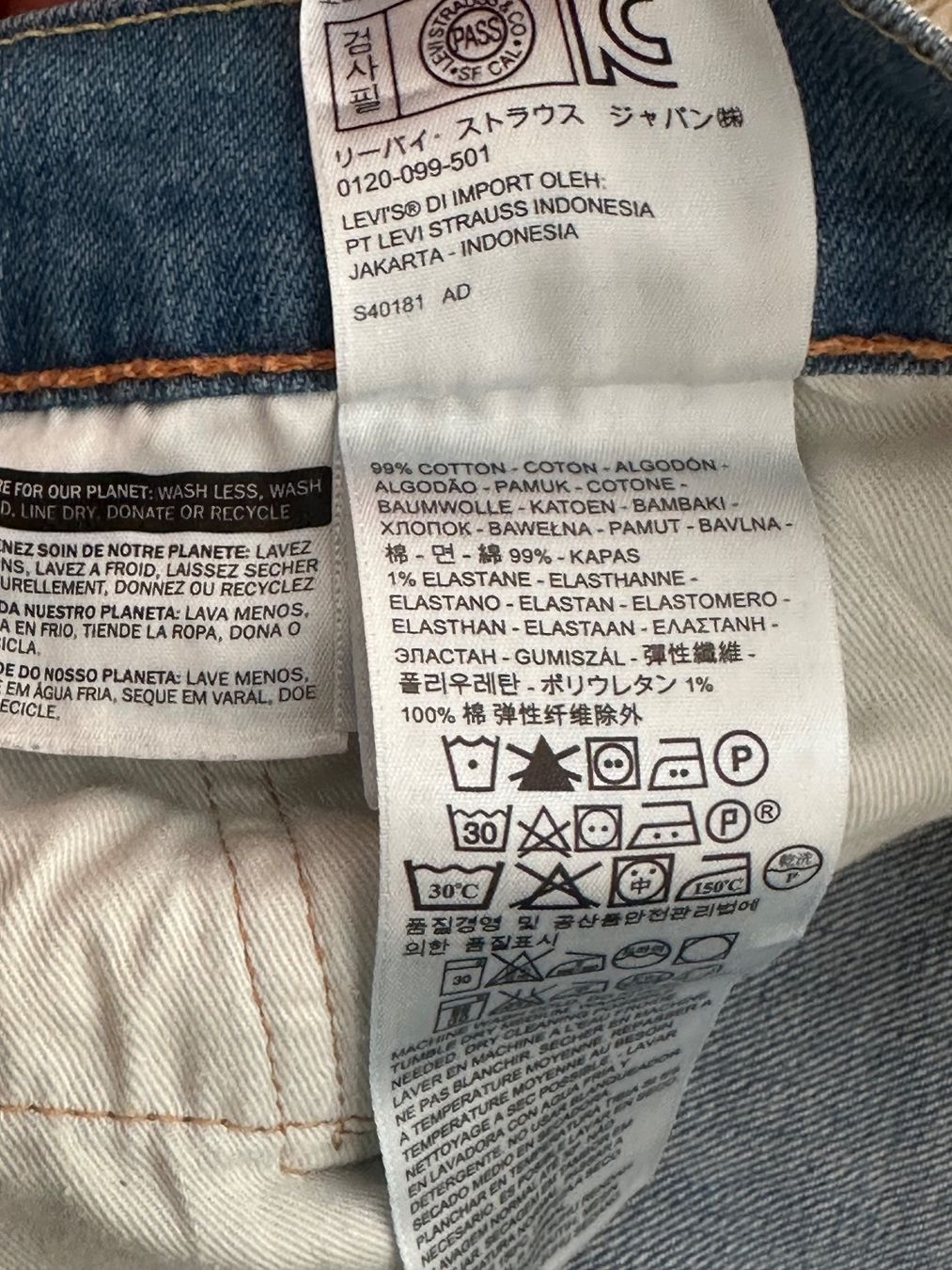 Levi's Jeans: Jeans LEVIS STRAUSS 504 Taille/Grosse W34 L30 – Usato da Bern venduto da BrandVilla 6