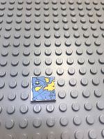 Lego Fliese 2x2 mit Schatz Karte