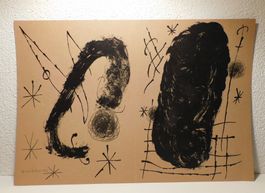 Rausverkauf - Kunst Miro original Lithografie 1965  Litho