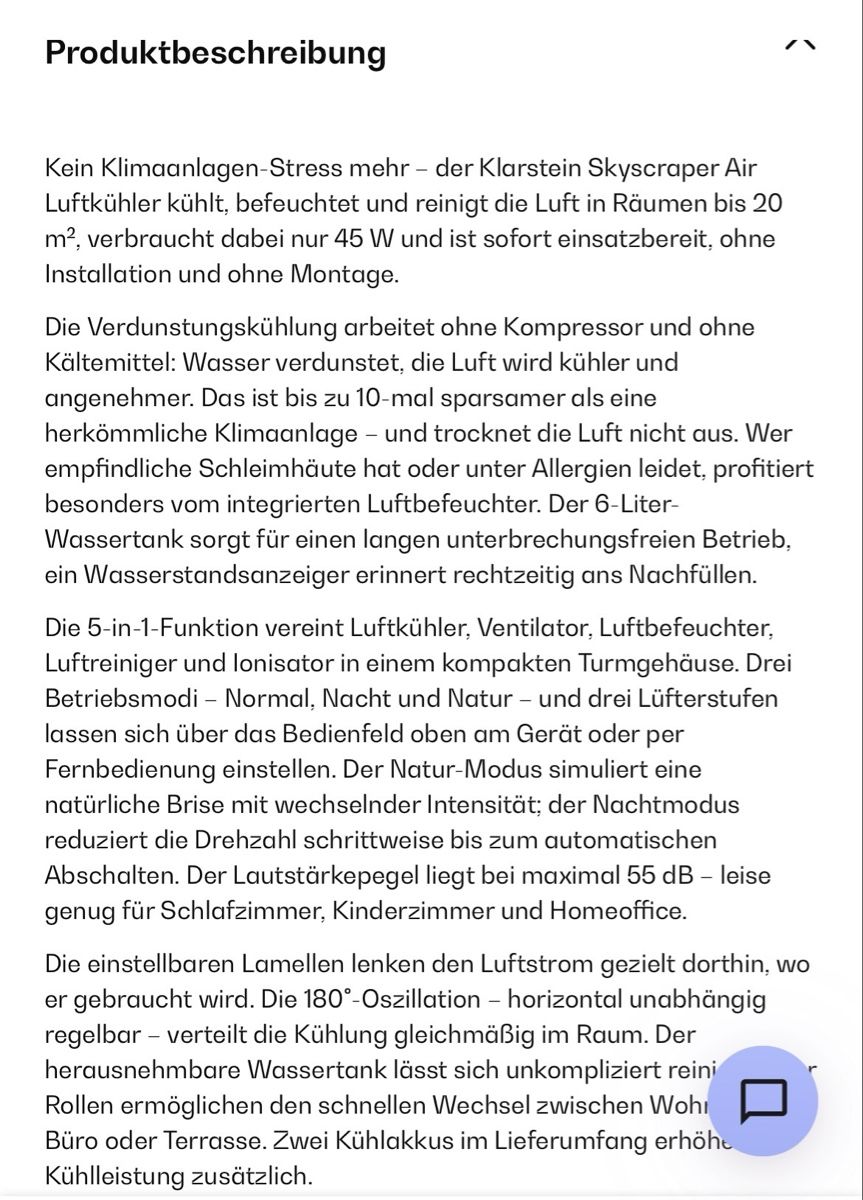 Climatiseurs: Luftkühler NEU Skyscraper weiss – Neuf avec emballage d'origine à Buchs ZH par Cadrenalin01 7