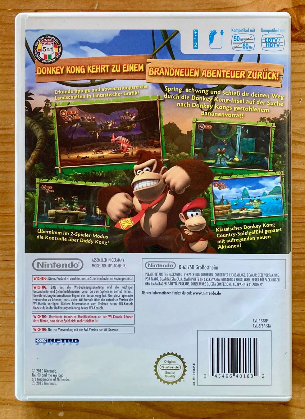 Nintendo Spiele: Donkey Kong Country Returns - Nintendo Wii – Gebraucht aus Zürich von Djmotionch 3