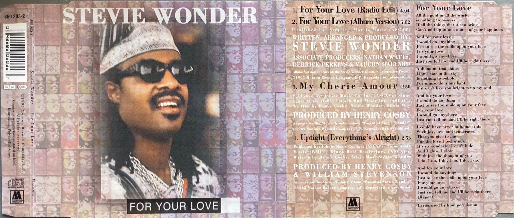CDs: STEVIE WONDER - FOR YOUR LOVE – Gebraucht aus Poliez-Pittet von Newtown-Records