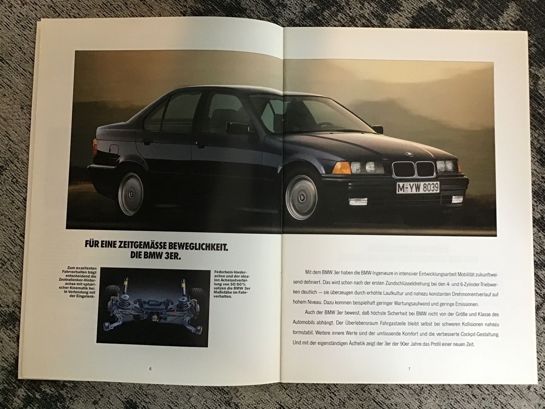 BMW Documenti: BMW Programm 1992 Verkaufsprospekt 26 Seiten 2/91 – Usato da Scherzingen venduto da Starseller62 2