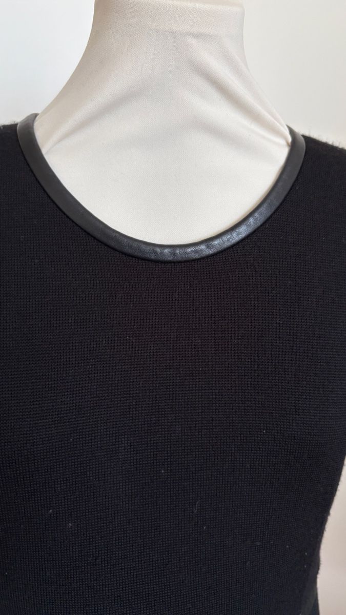 Vestiti: Winter Wolle schwarz Kleid kurzarm M 38 40 Strickpulli – Usato da Rheinfelden venduto da nad_6hrl 1