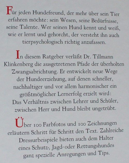Livres: Hundeerziehung ohne Zwang – D'occasion à Schlatt TG par annesbuecher 1