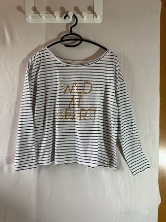 Gestreiftes Langarm Shirt von Springfield Gr. M