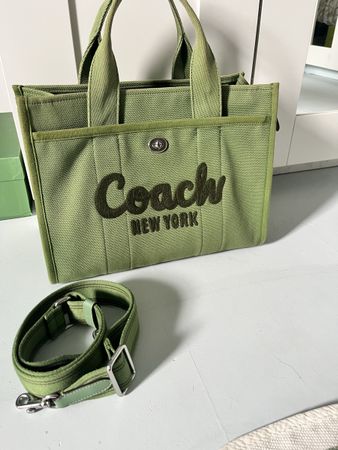 Coach New York Tote Bag - Olivgrün -