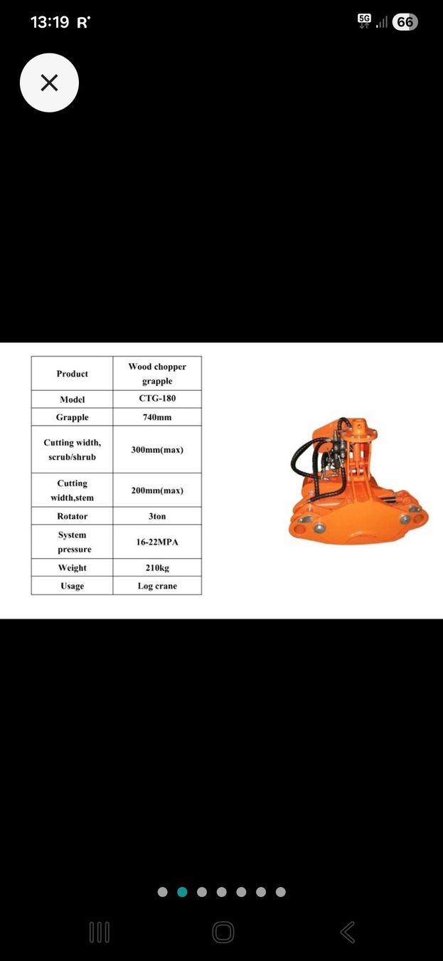 Pinze: Fällgreifer / Schneidgreifer CTG180 – Nuovo (secondo la descrizione) da Bauma venduto da Maese1980 7