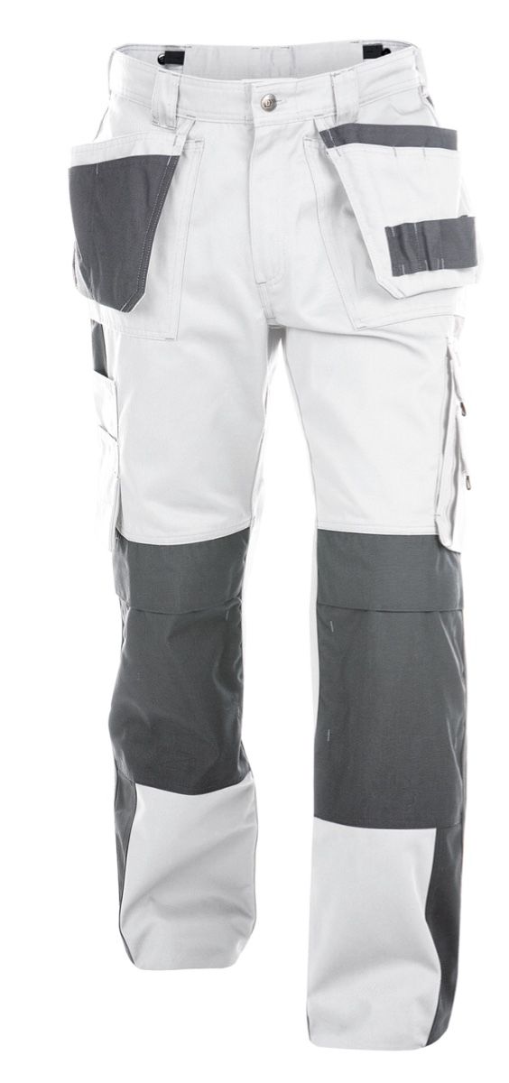 Pantaloni: Dassy Seattle Arbeitshose lang, weis/grau, 48 – Nuovo e nell'imballaggio originale da Möhlin venduto da oli_9f6q