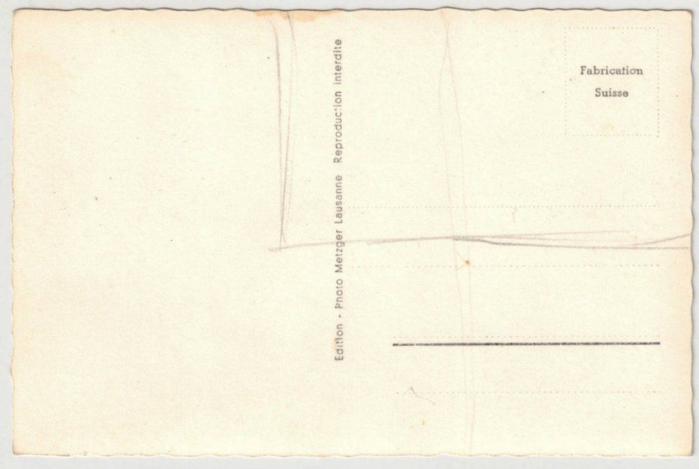 Cartoline postali: Col des Mosses - Skilift mit Gros Van – Usato da Binningen venduto da Mountainrider 1