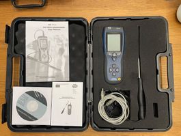 PCE-423 – Anémomètre à fil chaud professionnel avec mallette