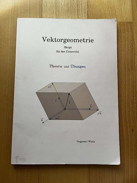 Livres: Vektorgeometrie – D'occasion à Zürich par dia_568q