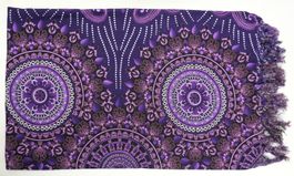 XL Sarong Lunghi Pareo, 190cm, Viskose Tuch, Schal Umhang
