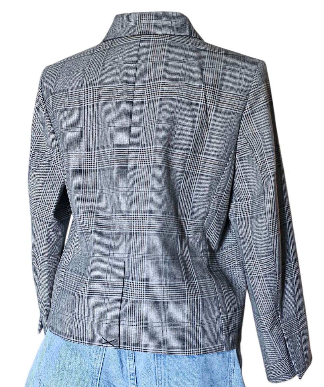 H&M Vestes: H&M Blazer im Karomuster, Grösse L – Neuf (Voir description) à Langenthal par SecondChanceShop 2