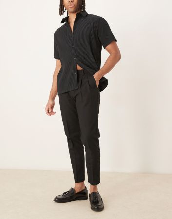 ASOS elegante Chino in schwarz, 32/32
