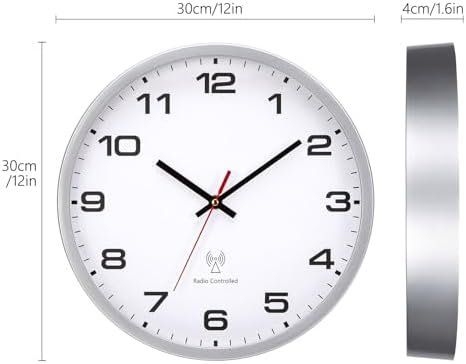 Orologi da terra & Orologi da parete: Funkuhr weiss – Nuovo e nell'imballaggio originale da Hundwil venduto da Stallone5 3