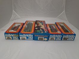 Märklin HO Loks Konvolut 5 Stk. 3044, 3050, 3058, 3072, 3106