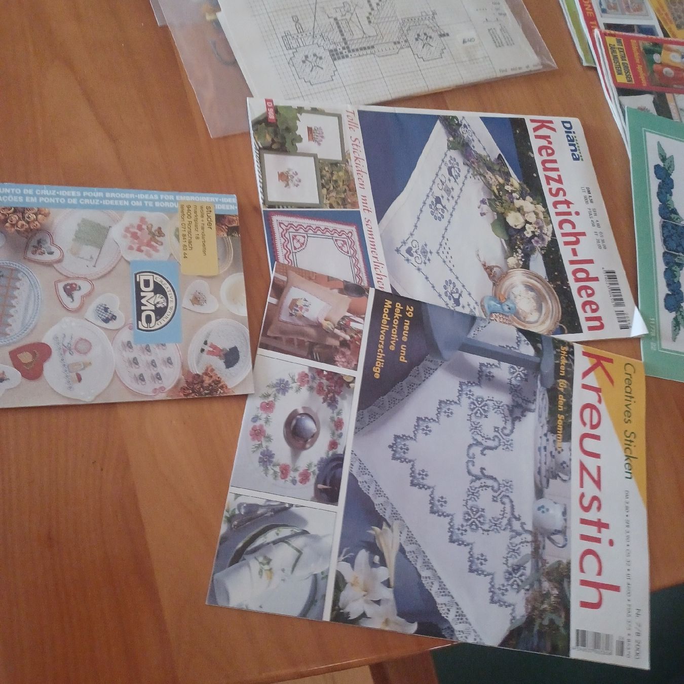 Stickrahmen: Stickrahmen mit Stickbücher usw. – Gebraucht aus Waldkirch von Fantasia-101 6