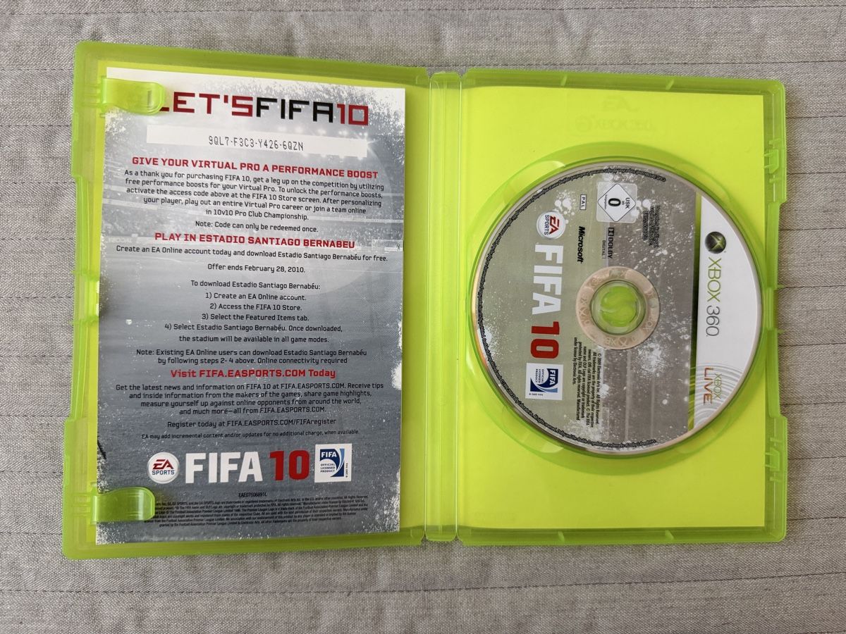 Microsoft Giochi: FIFA 10 für Xbox 360 – Usato da Thunstetten venduto da Virus_33 1
