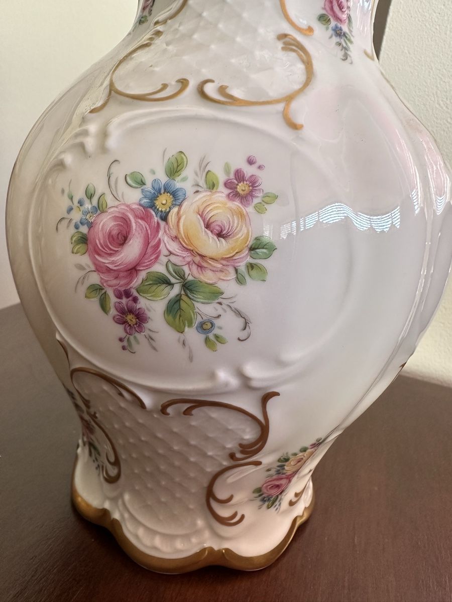 Vasen & Gefässe: Porzellan Deckelvase Handgemalt – Gebraucht aus Herbriggen von Sehrazade 3