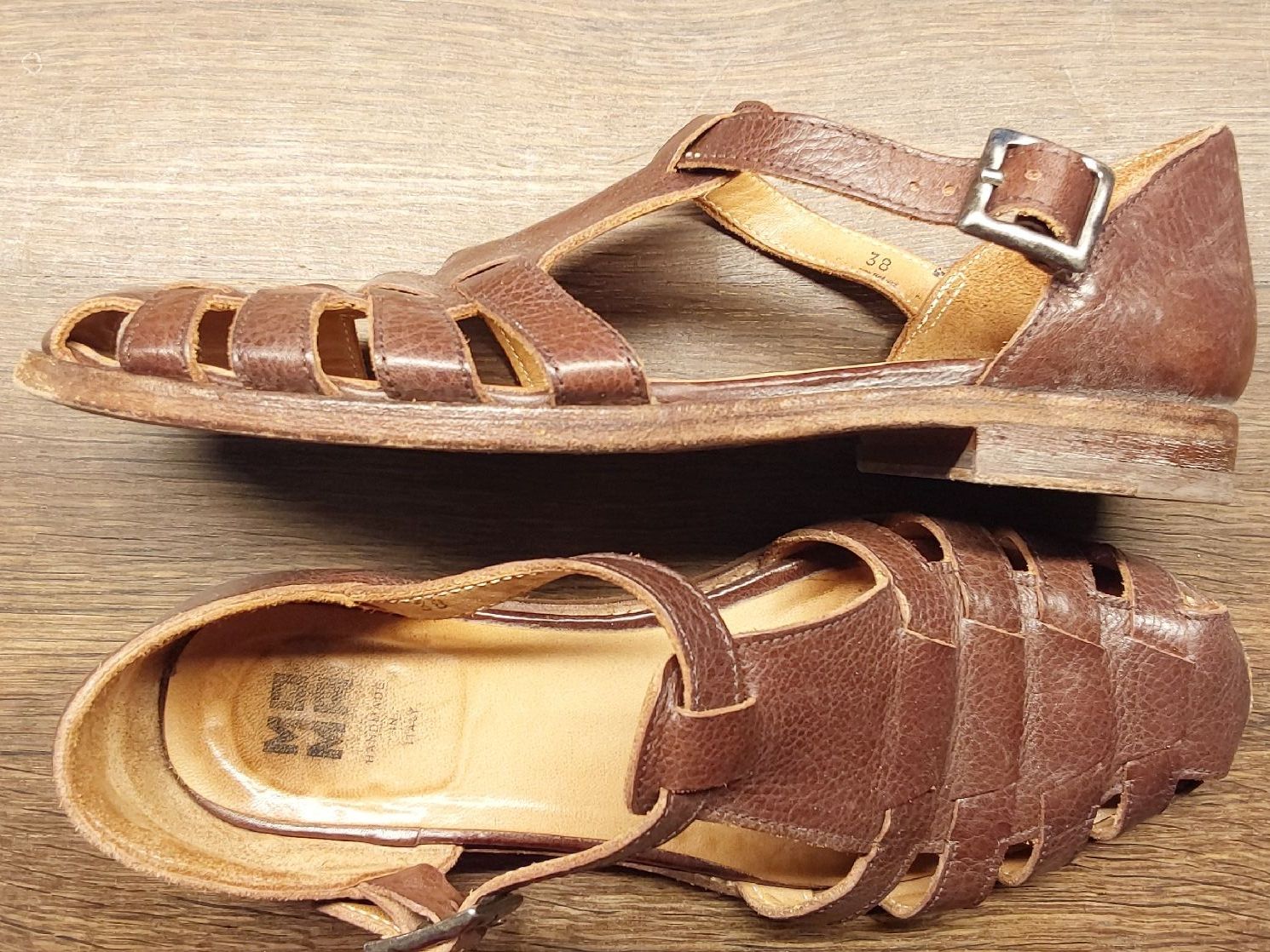 Moma Damenschuhe: Sandalen braun Leder Moma 38 – Neu (gemäss Beschreibung) aus Köniz von scopello12 1
