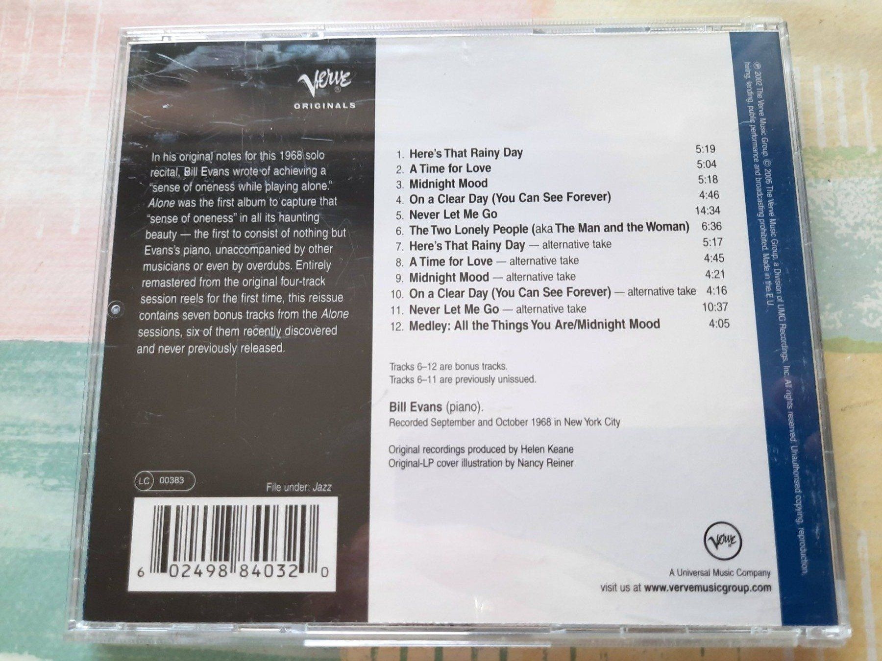 CD: CD Bill Evans - Alone  – Usato da Pully venduto da bro_n52j 1
