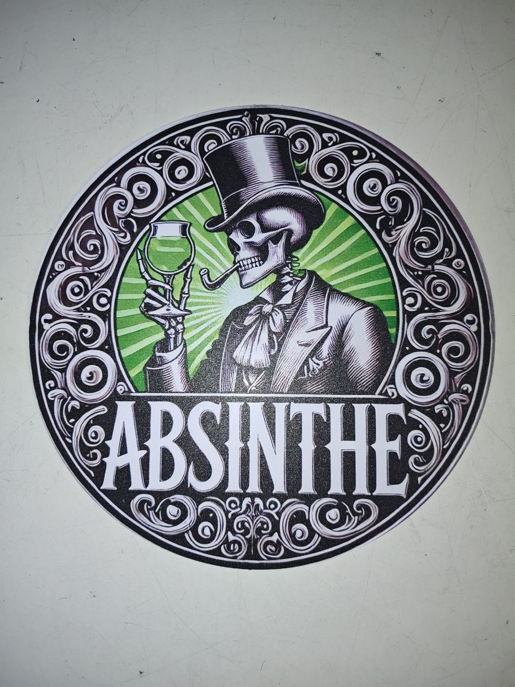 Insegne: Absinth Blechschild neu. (nov640) – Nuovo e nell'imballaggio originale da Künten venduto da Schnaepplihuus