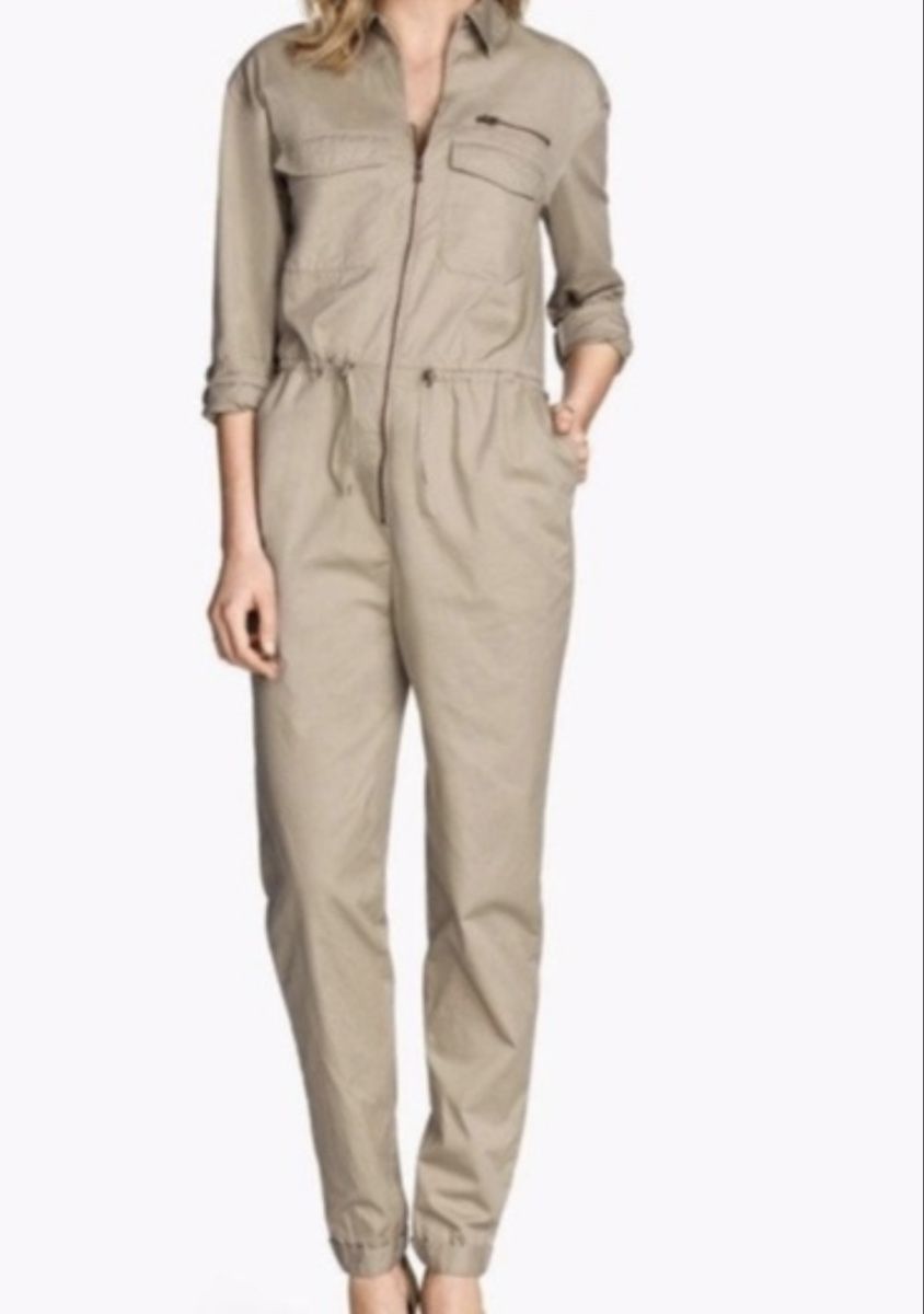 H&M Jumpsuits: Trendiger Overall M (40) in Khaki - sehr cool – D'occasion à Bonaduz par Malves10