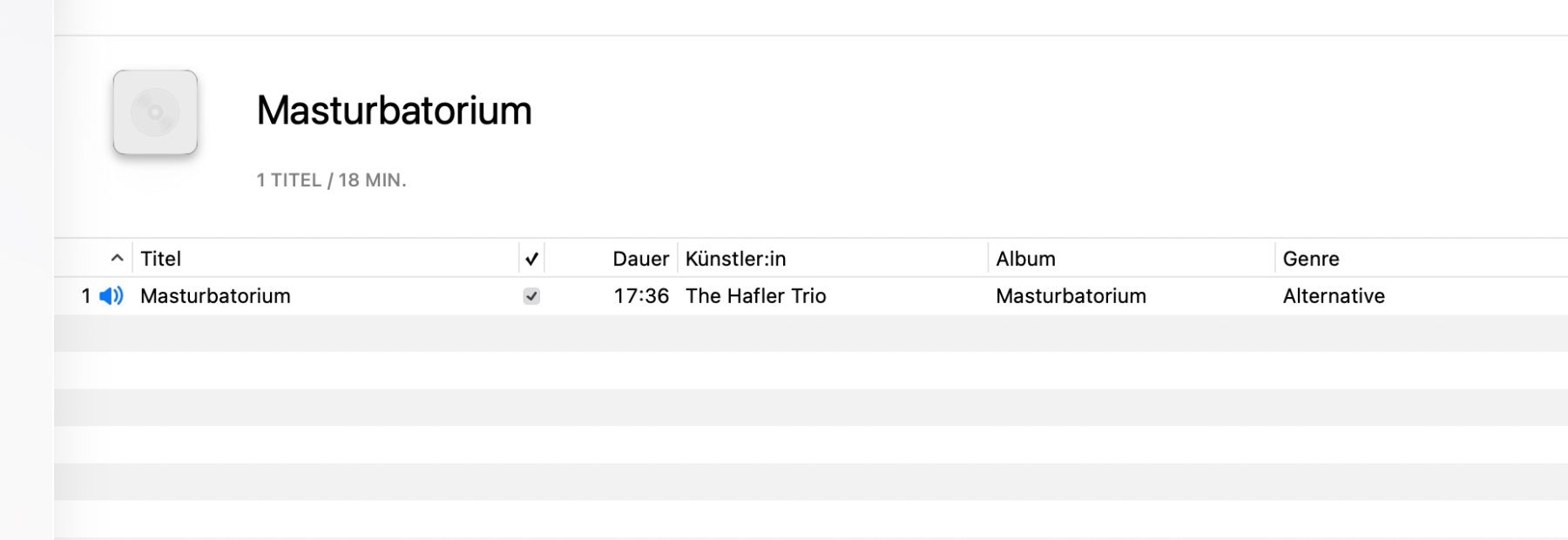 CDs: The Hafler Trio / Masturbatorium – Gebraucht aus Näfels von rottabi 1