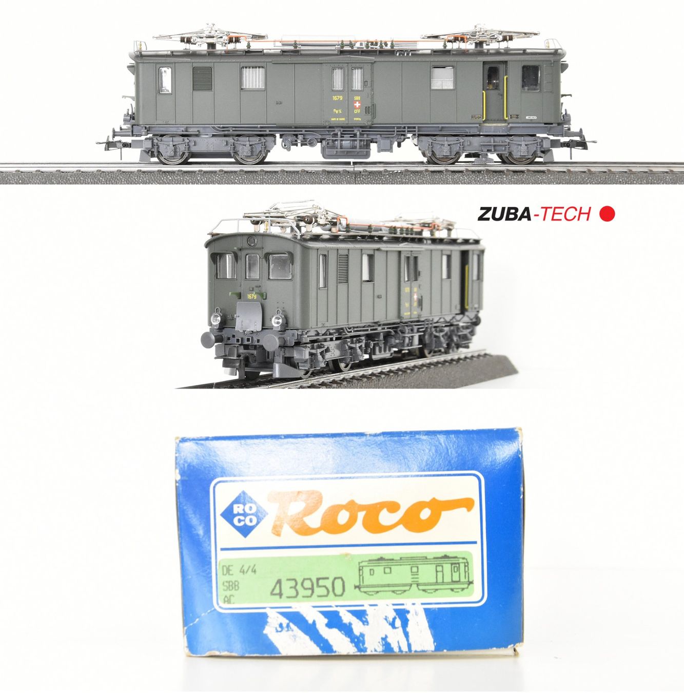 Roco 43950 Gepäcktriebwagen De 4/4 der SBB H0 WS Analog OVP