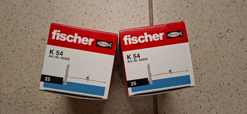 Fischer Supporti a parete: Fischer Dübel K54 neu 2 Packungen – Nuovo e nell'imballaggio originale da Domat Ems venduto da Gaar0