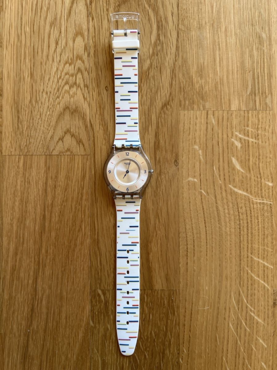 Swatch Orologi: Flache Skin Swatch Uhr – Usato da Basel venduto da clembou