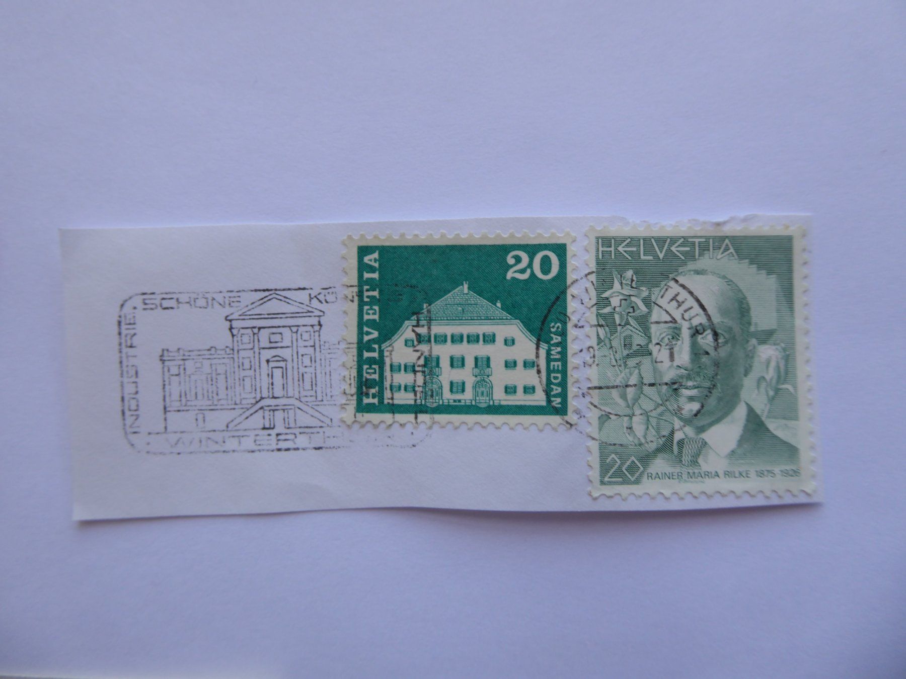 Tutti i francobolli: 6 aeltere Schweizer Briefmarke, gestempelt – Usato da Turbenthal venduto da Panau 2
