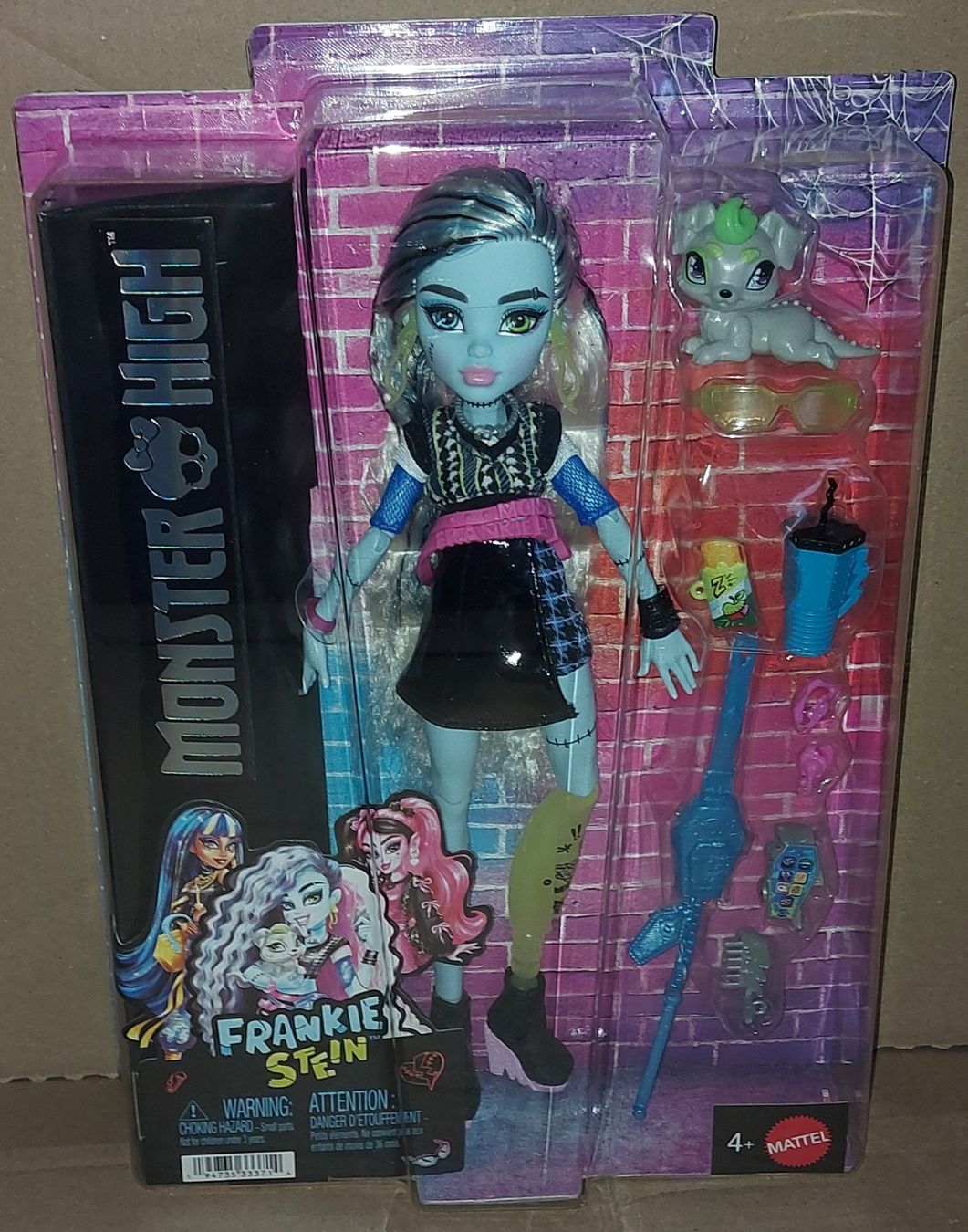Bambole: Poupée Monster High:FRANKIE STEIN,2025,Neuve – Nuovo e nell'imballaggio originale da Ecublens VD venduto da Magic_Island