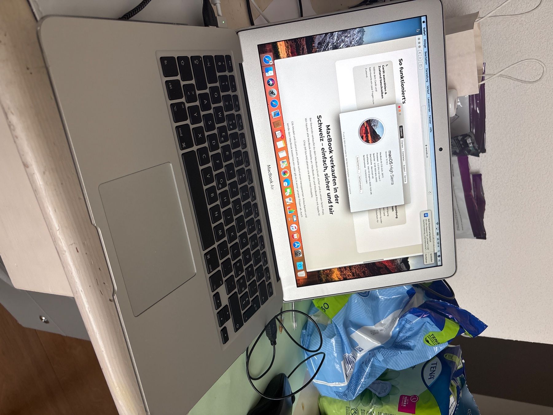 Apple Notebooks: MacBook Air – Gebraucht aus Oftringen von SilverBackLee